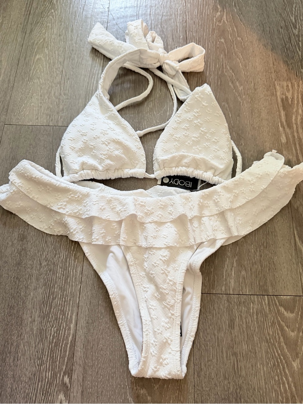 2 Piece Cotton On Body White Bikini Size Medium
